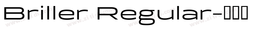 Briller Regular字体转换